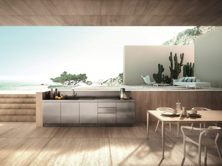 The Abimis kitchen goes outside