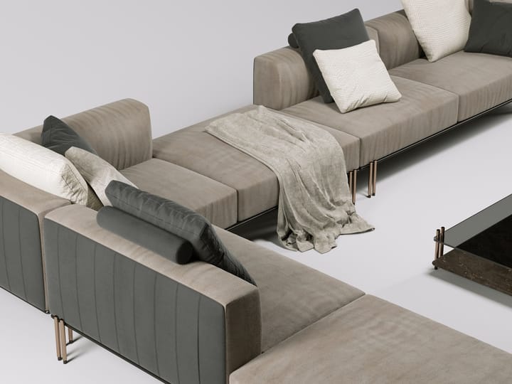 The Soft Ratio collection by Paolo Castelli is inspired by the 1950s