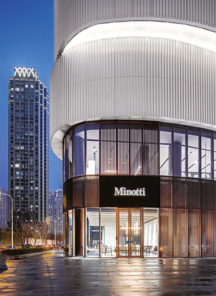 Minotti inaugurates a new flagship store in Wuhan