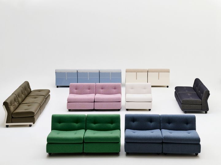 Hay Reissues Mario Bellini's Amanta Sofa, dating from 1966