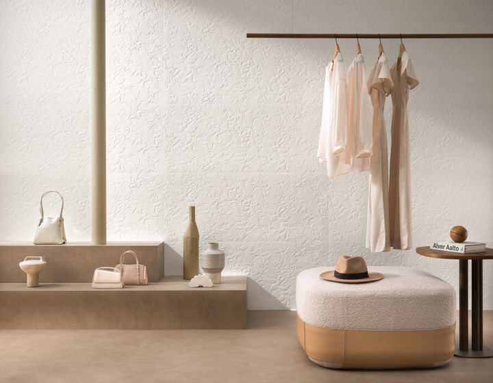 La nuova collezione di superfici in ceramica tridimensionale Atlas Concorde