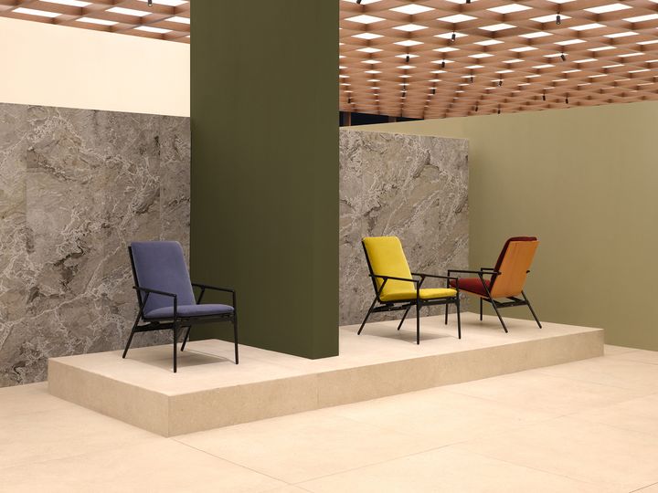 B&B Italia has reissued Richard Sapper's Nena folding armchair