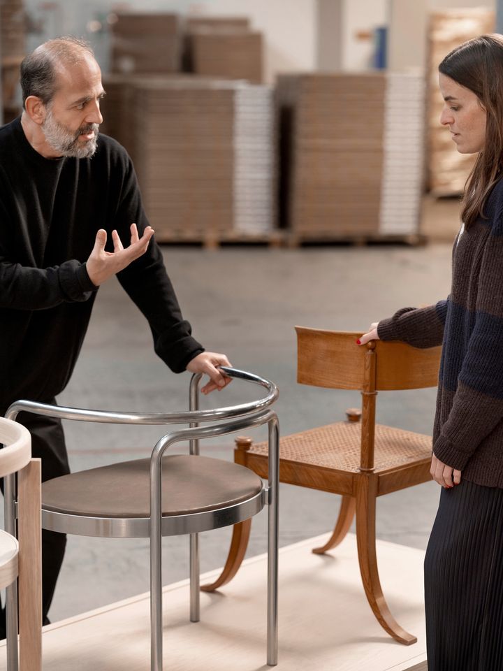 The first Fritz Hansen chair designed by Michael Anastassiades