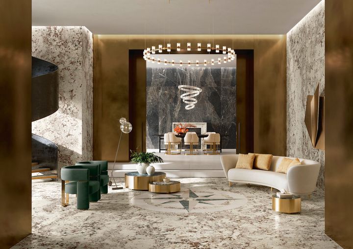 The finishes in three-dimensional ceramic Fiandre Architectural Surfaces