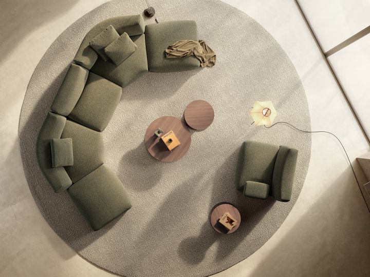 The MDF Italia modular sofa system designed by Jean Marie Massaud