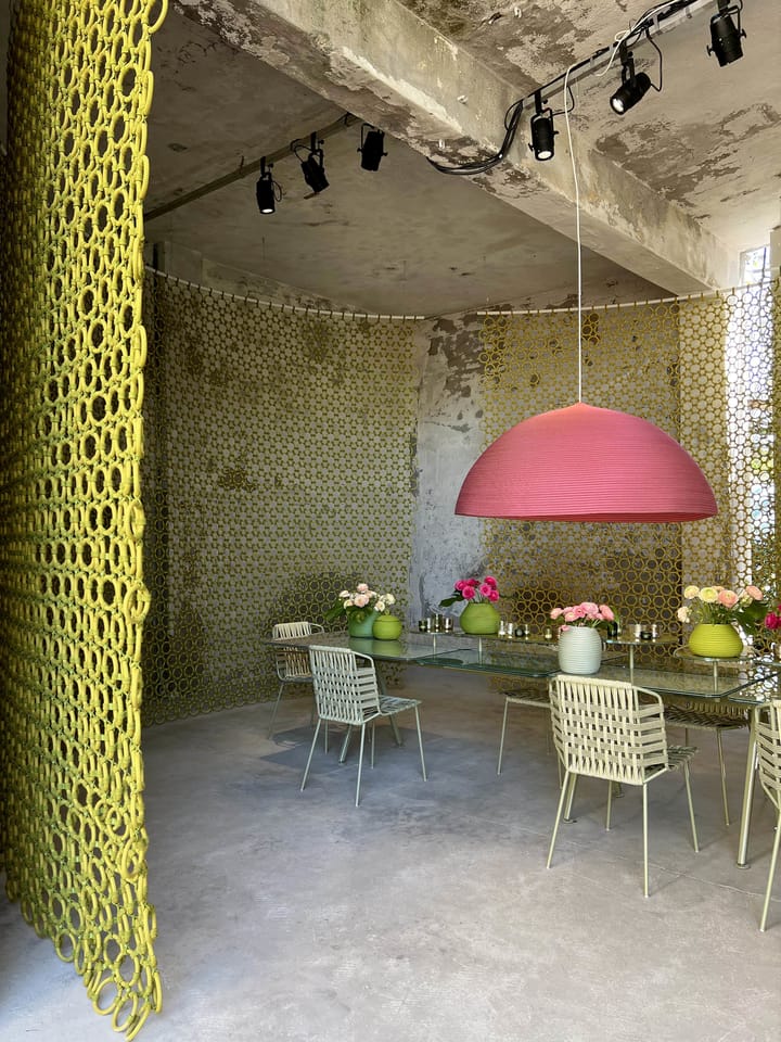 Indoor and outdoor collections presented in the new Paola Lenti Milan