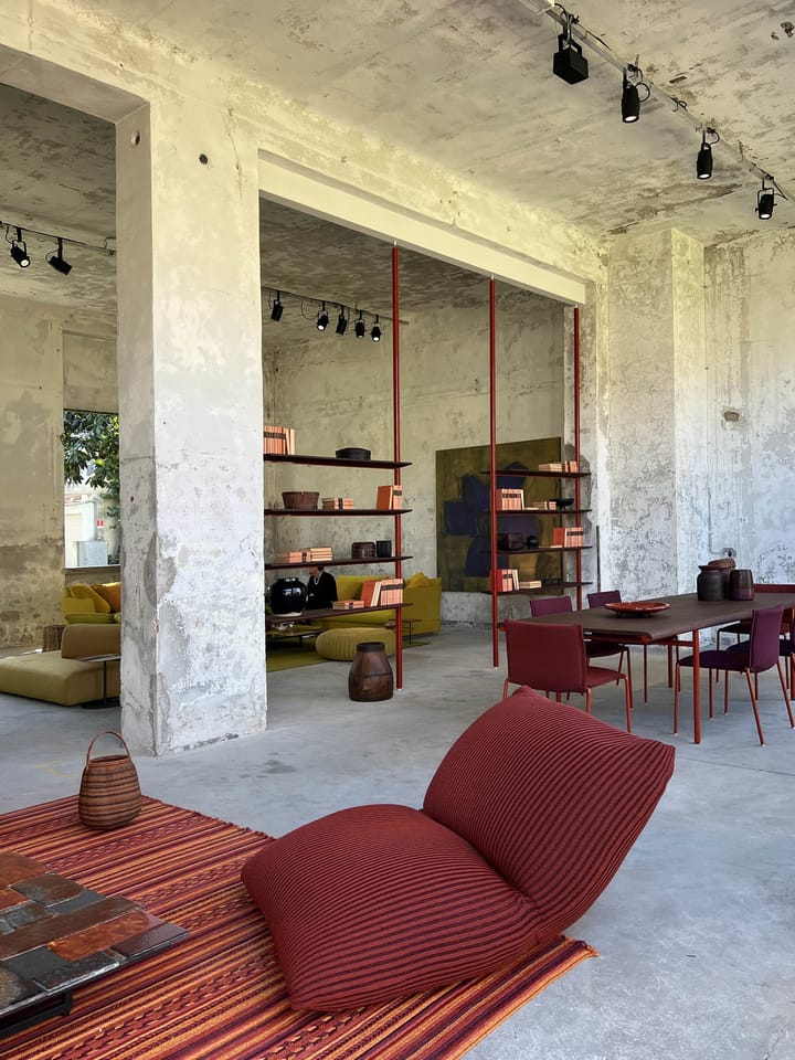 Indoor and outdoor collections presented in the new Paola Lenti Milan