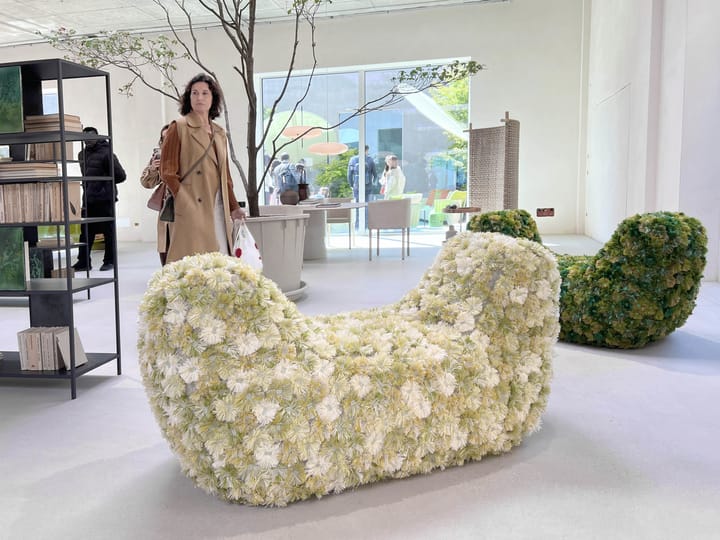 Indoor and outdoor collections presented in the new Paola Lenti Milan