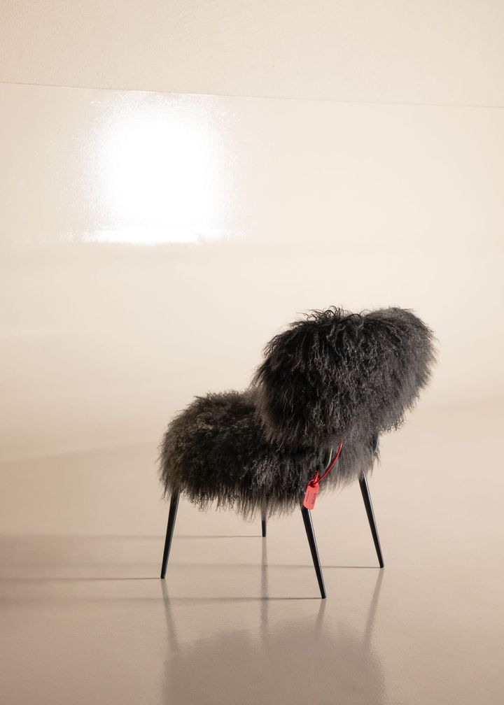 Nepal Black - Special Edition, the Baxter armchair designed by