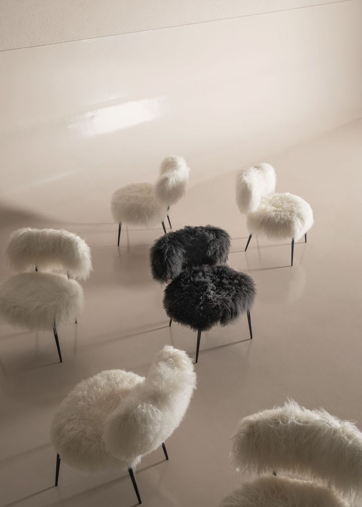 Nepal Black - Special Edition, the Baxter armchair designed by