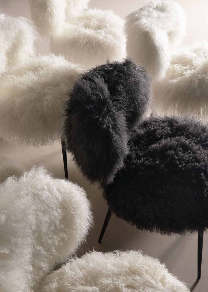 Nepal Black - Special Edition, the Baxter armchair designed by