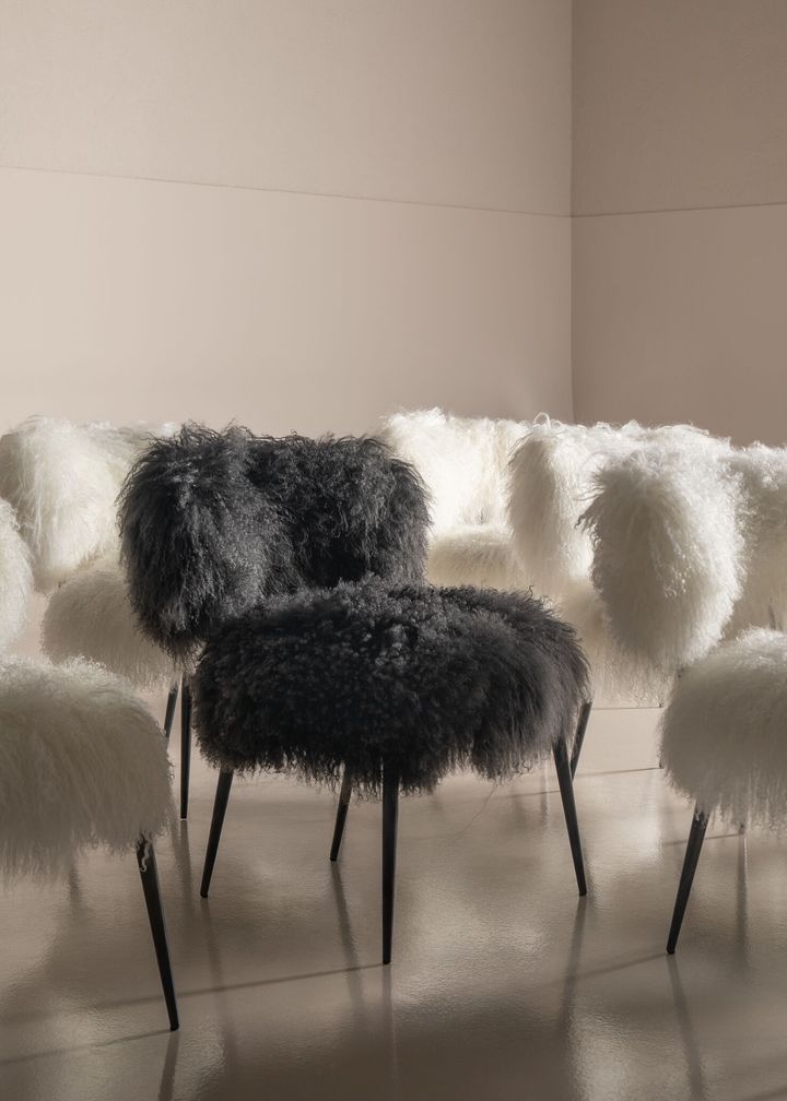 Nepal Black - Special Edition, the Baxter armchair designed by