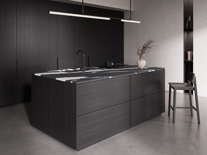 Neolith Iconic Design surfaces made with 3D printing with through-body ...