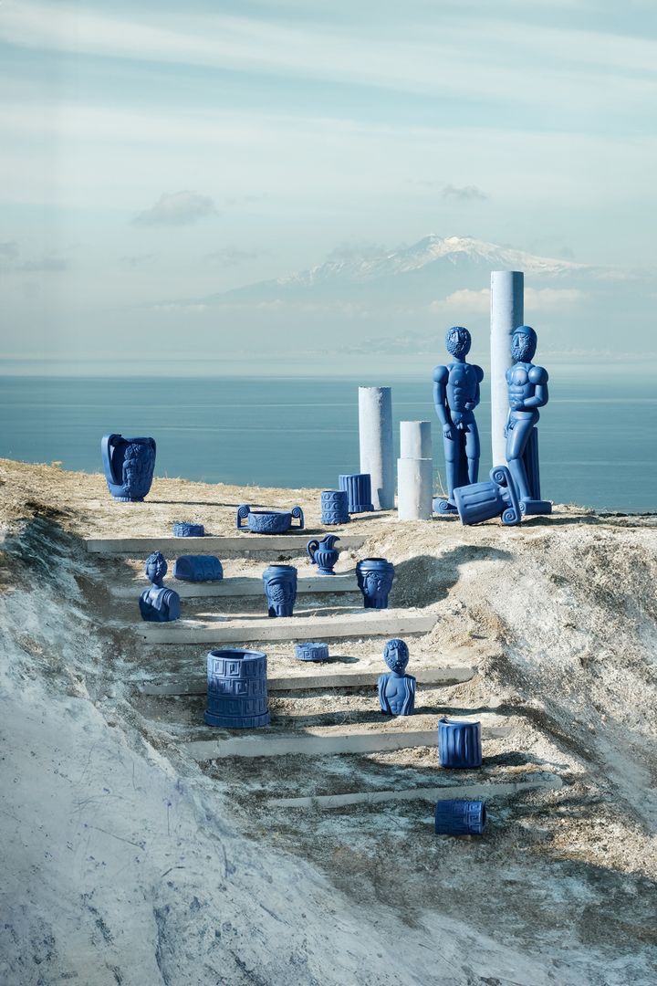 Seletti terracotta sculptures, lamps and vases by Antonio Aricò