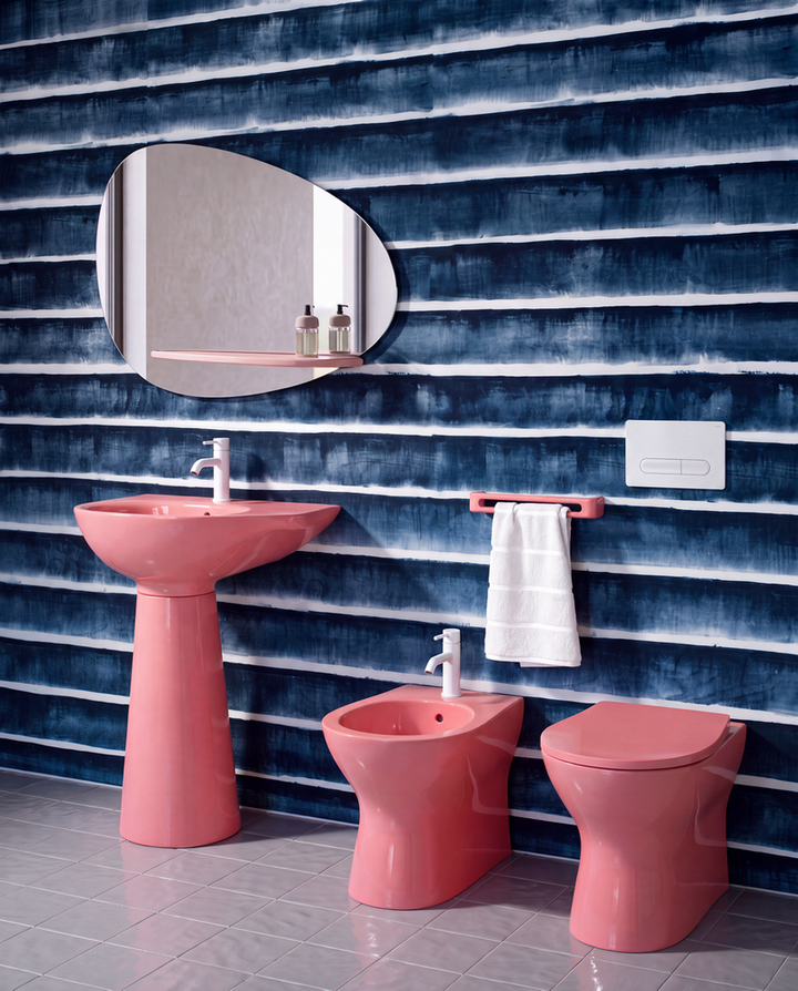 The sanitaryware collection designed by Karim Rashid for SIMAS