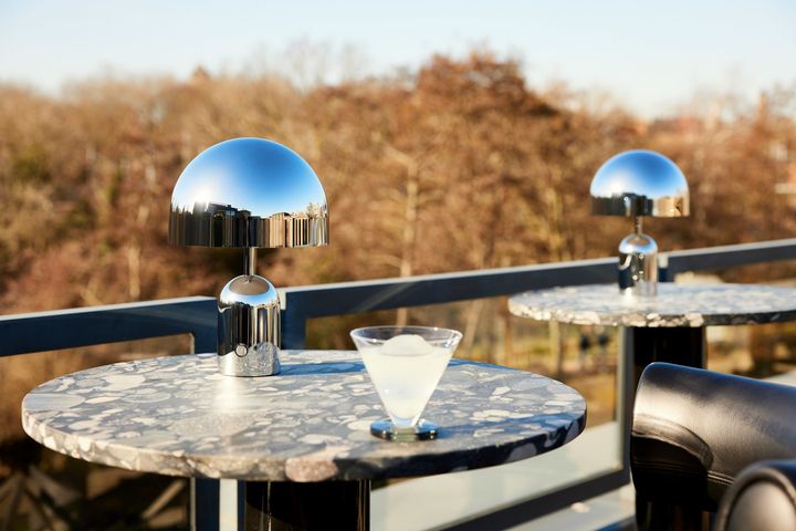 Bell Portable Silver, Puck Cocktail Glass 17