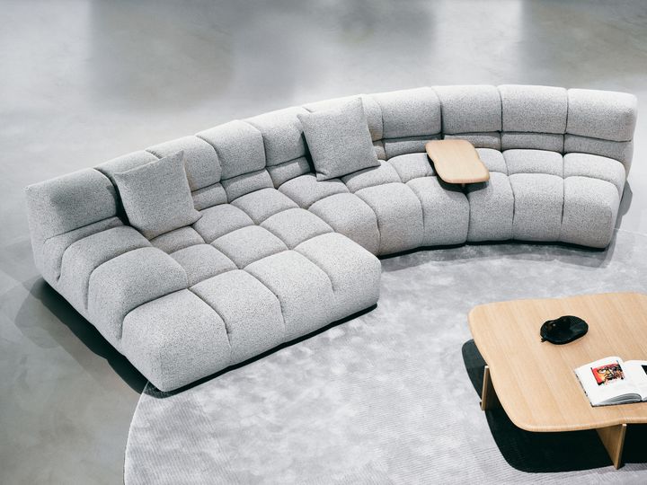 Tufty-Time, the B&B Italia sofa system designed by Patricia Urquiola