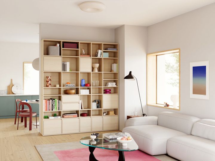 Persönlichkeit zeigen mit den neuen Farben und Rastern der bewährten Tylko Regalsysteme