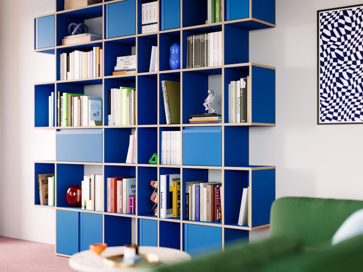 Persönlichkeit zeigen mit den neuen Farben und Rastern der bewährten Tylko Regalsysteme