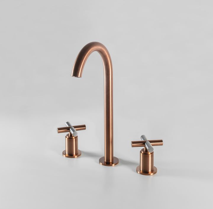 ○テネレッツァ The customisable Zazzeri Z316 stainless steel taps