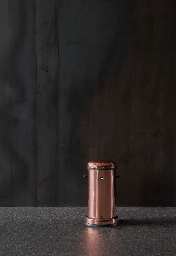 Studio KO reinterprets the iconic Vipp Bin in copper for 3daysofdesign
