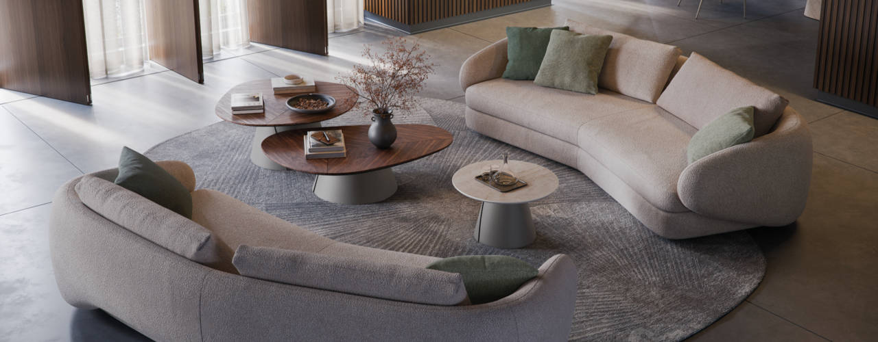 Il divano Craig di Cattelan Italia si evolve in forme 'curvy'