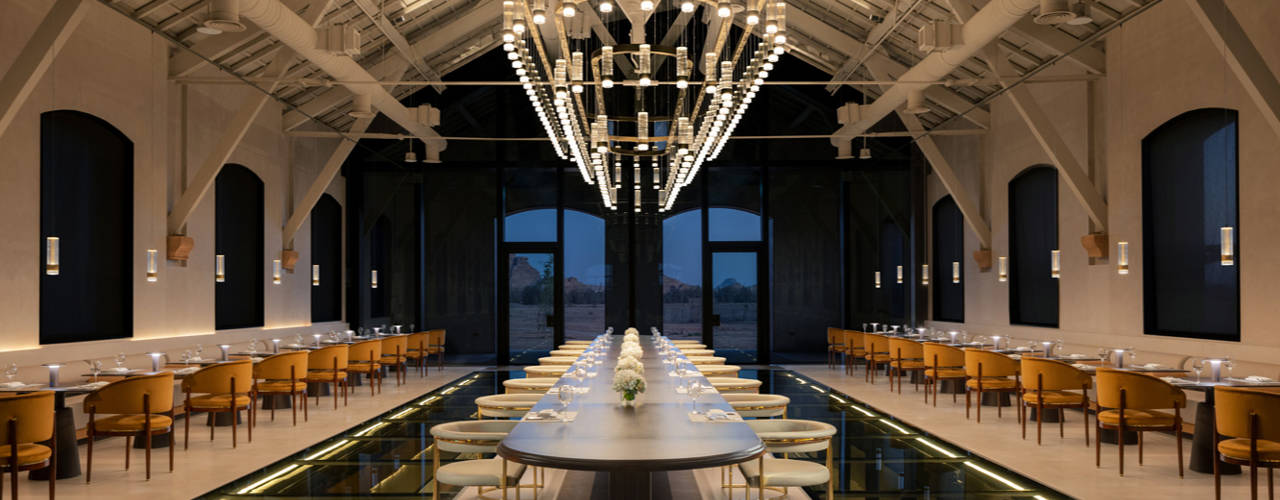 Superfici cementizie per uno scenografico hotel in Arabia Saudita 