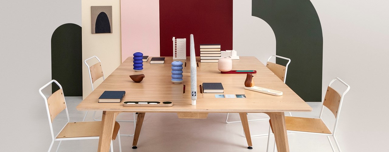 Smart and Sustainable: Theodore Bench-Desk System by Liqui Contracts