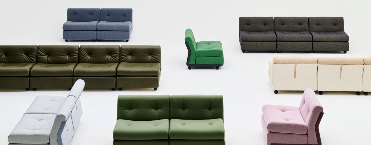 Hay Reissues Mario Bellini's Amanta Sofa, dating from 1966
