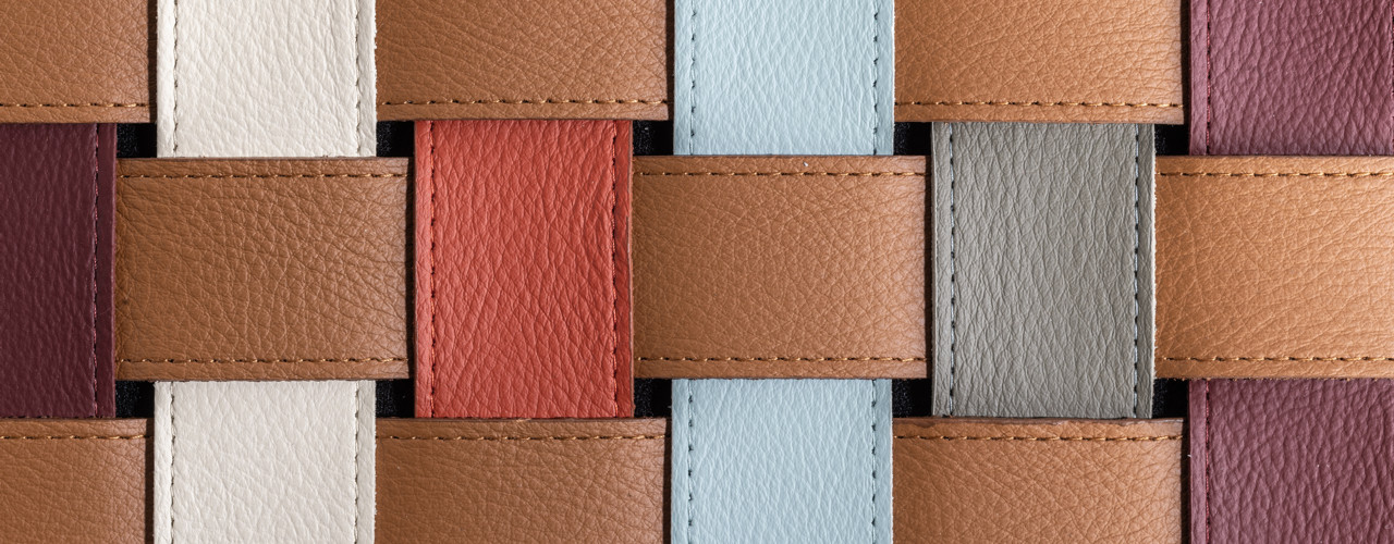 The Special Edition of the Poltrona Frau woven leather bench by