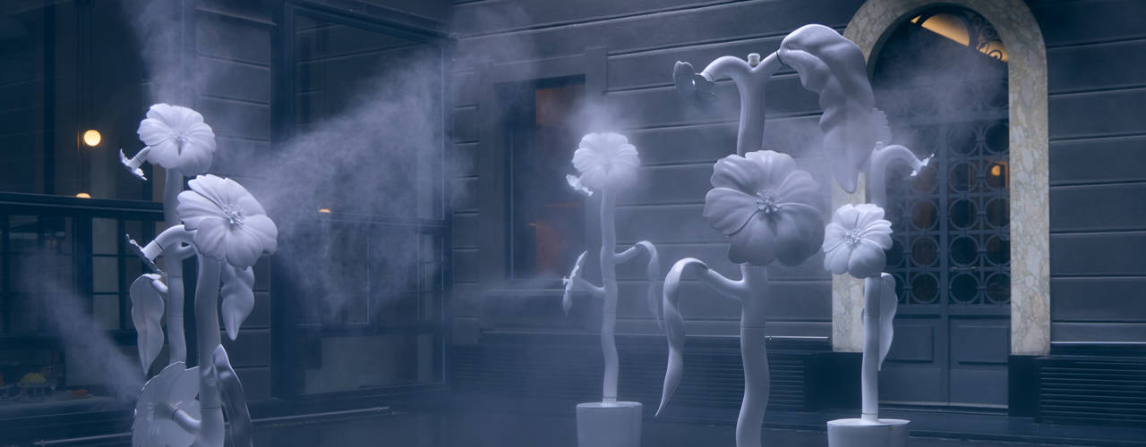 Un giardino in ceramica onirico e fuori scala: Matteo Cibic per Bosa