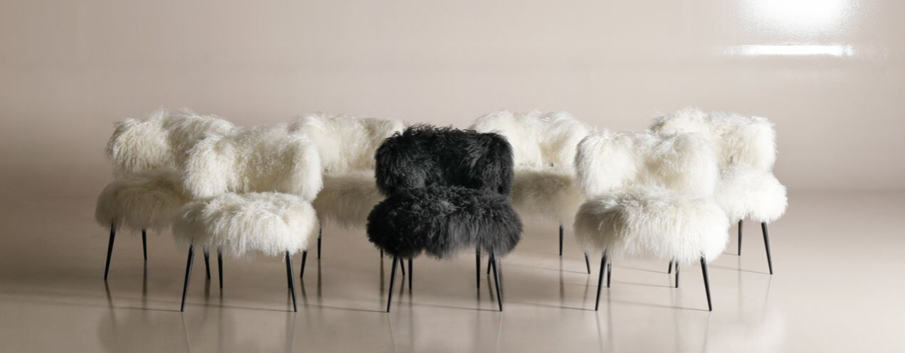 Nepal Black - Special Edition, the Baxter armchair designed by