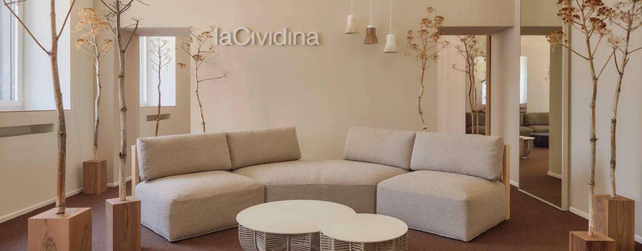 Lo showroom laCividina diventa un luogo sospeso e conviviale