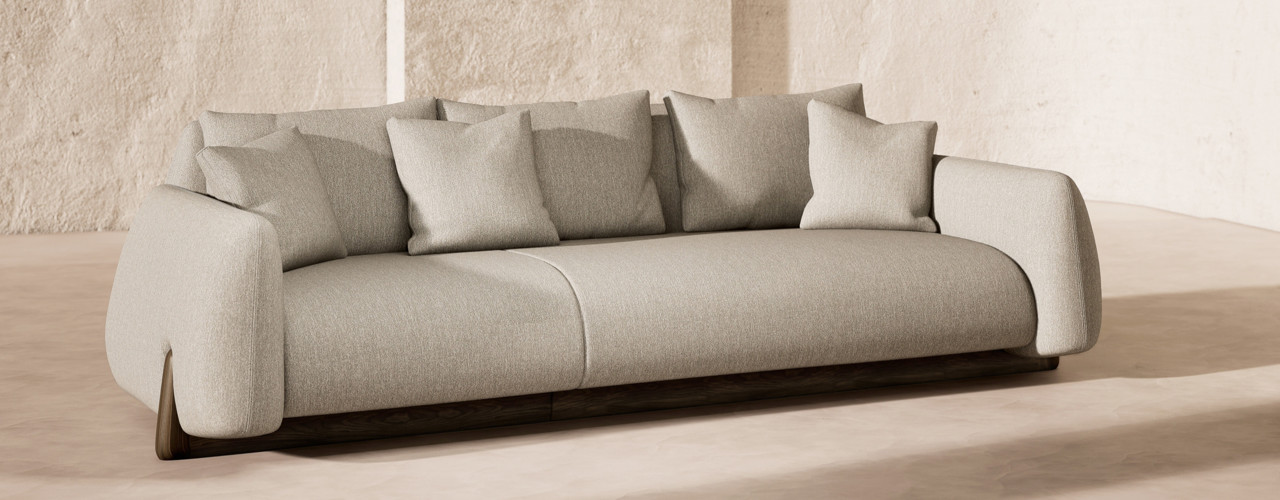 The new Natuzzi Italia sofa, designed by Andrea Steidl
