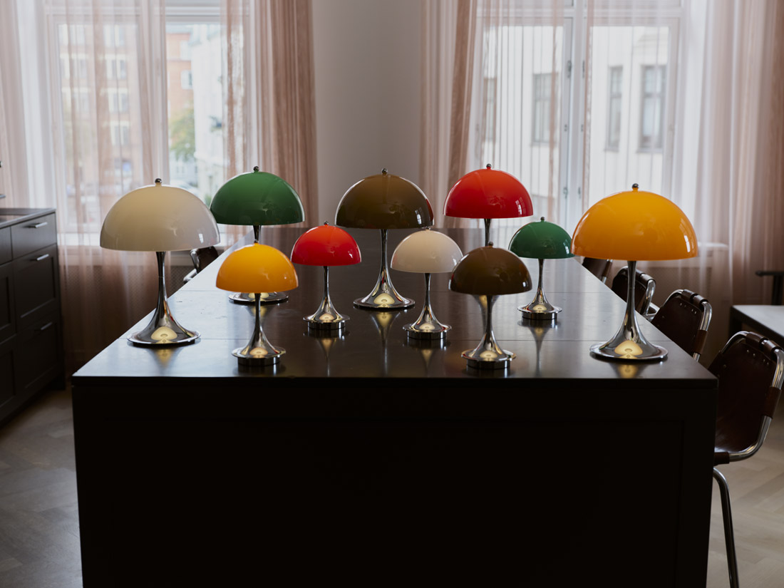 Verner Panton zum 100. Geburtstag: Panthella Leuchte im Originaldesign