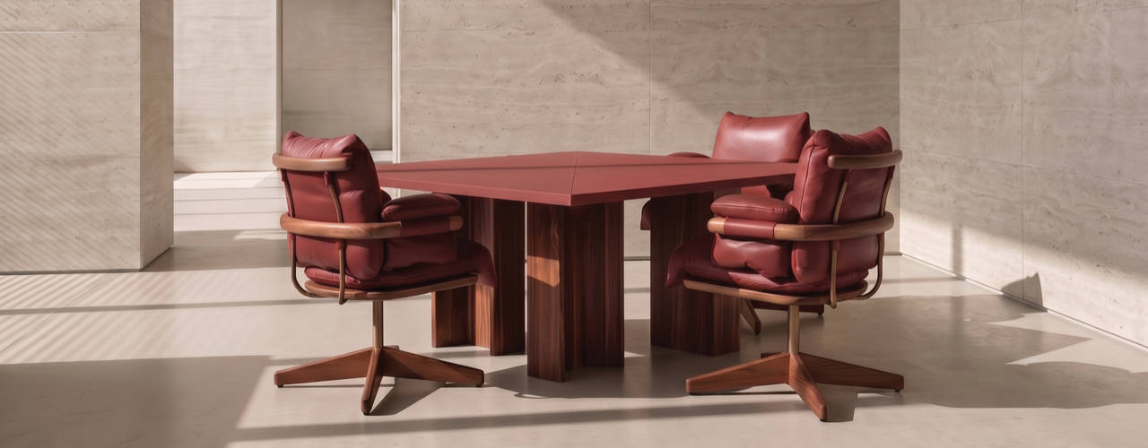 The new BassamFellows collection of carved wooden furniture