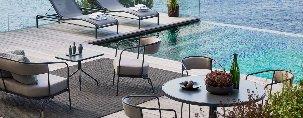 Metal Frame and Organic Shapes: Arholma Collection, the Outdoor According to Skargaarden