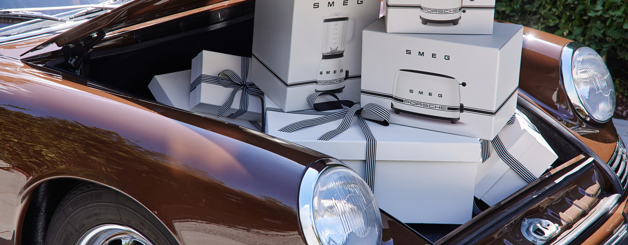 Porsche x Smeg: Motorsport trifft auf Wohnkultur