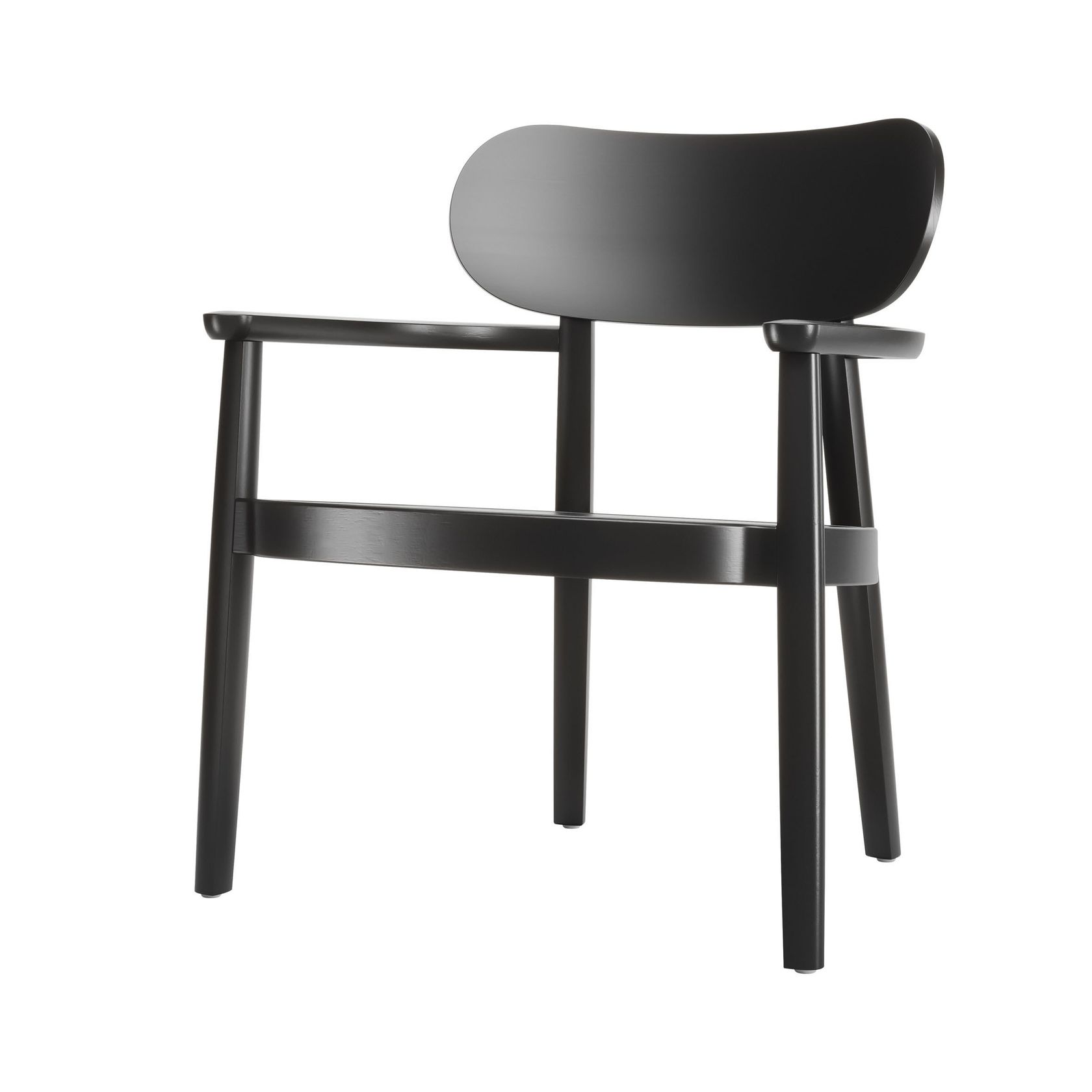 119 MF Wooden easy chair with armrests By design Sebastian Herkner