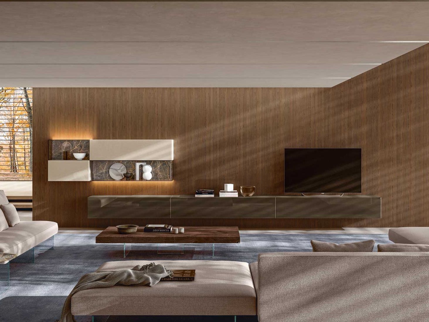 36E8 - 1195 | Storage wall 36e8 Collection By Lago design Daniele Lago