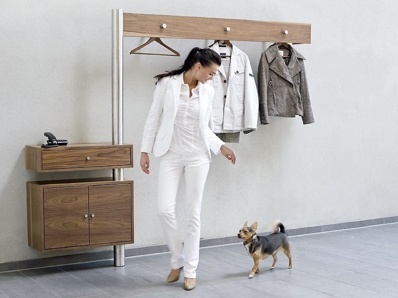 ART590 Hallway unit Wallmounted wooden hallway unit By Wissmann