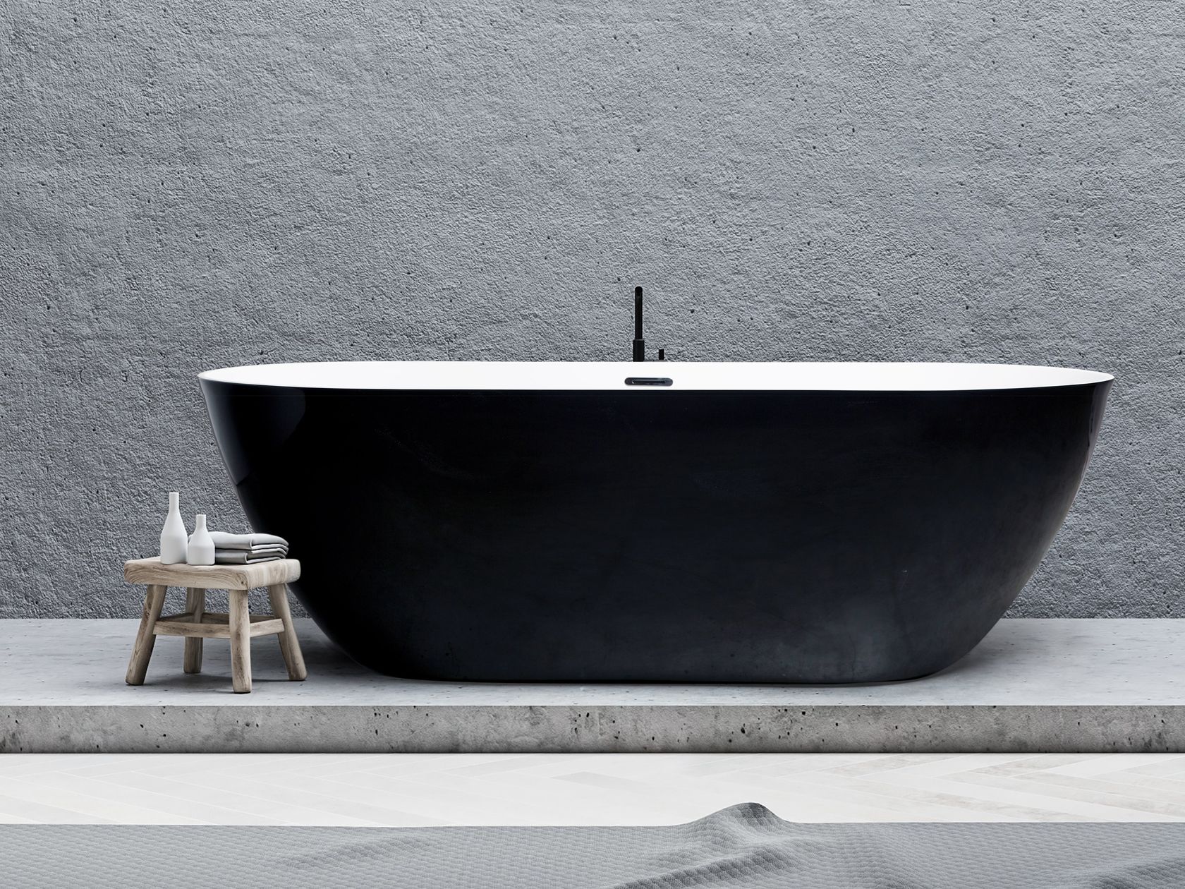 Freestanding oval bathtub ACCESS 33 By AQUAdesign