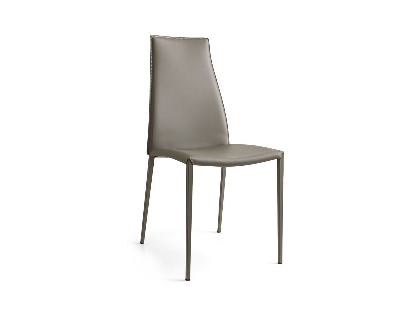 AIDA Bonded leather chair By Calligaris design Calligaris Studio