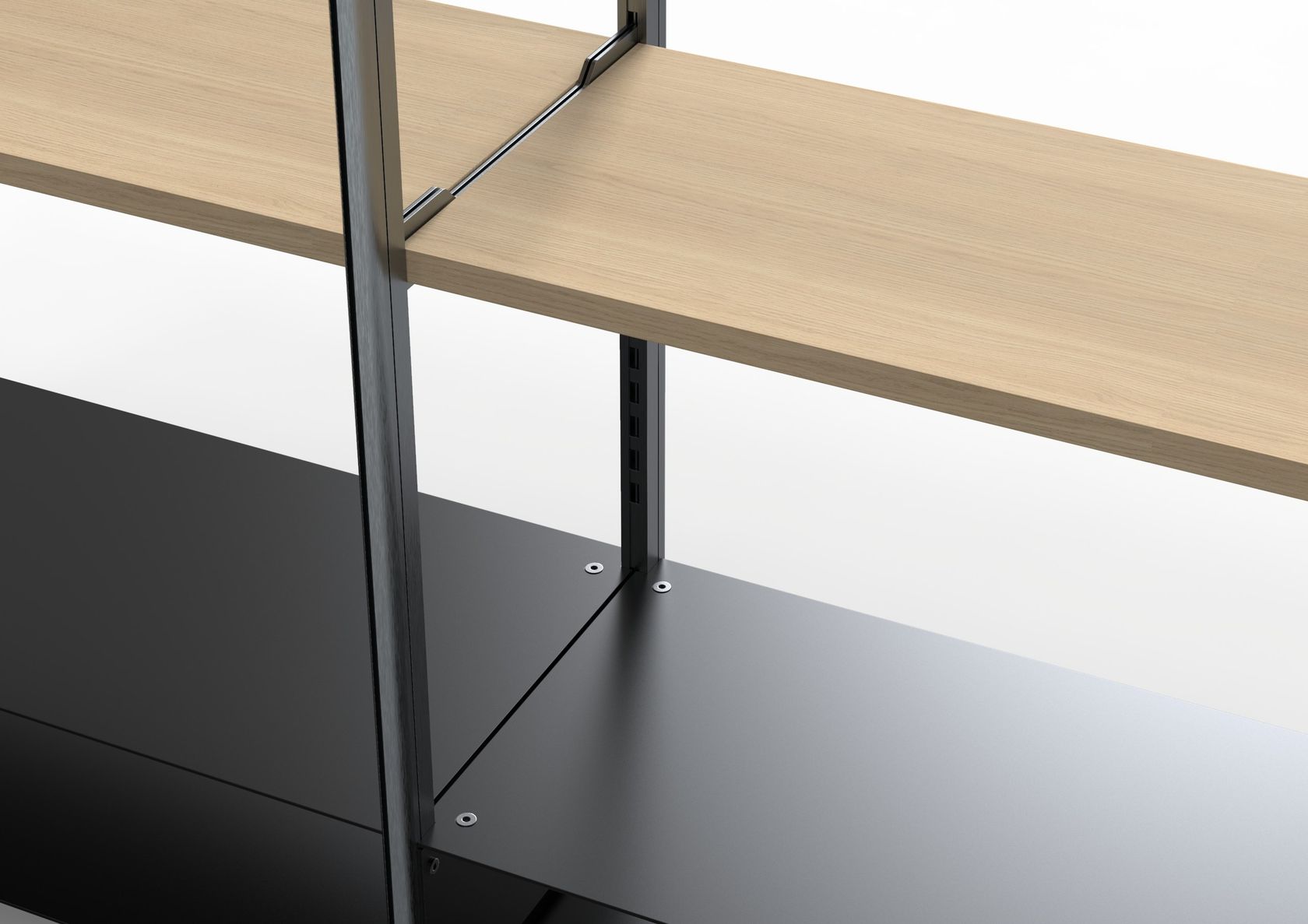 Giunto Angolare, Per Scaffale Da Parete, Sistema Di Scaffalature In Alluminio – In Häfele Italia Shop - Foto 5