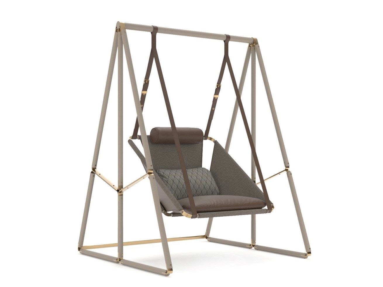 ALLURE Garden swing seat 1 Seater stainless steel garden swing seat