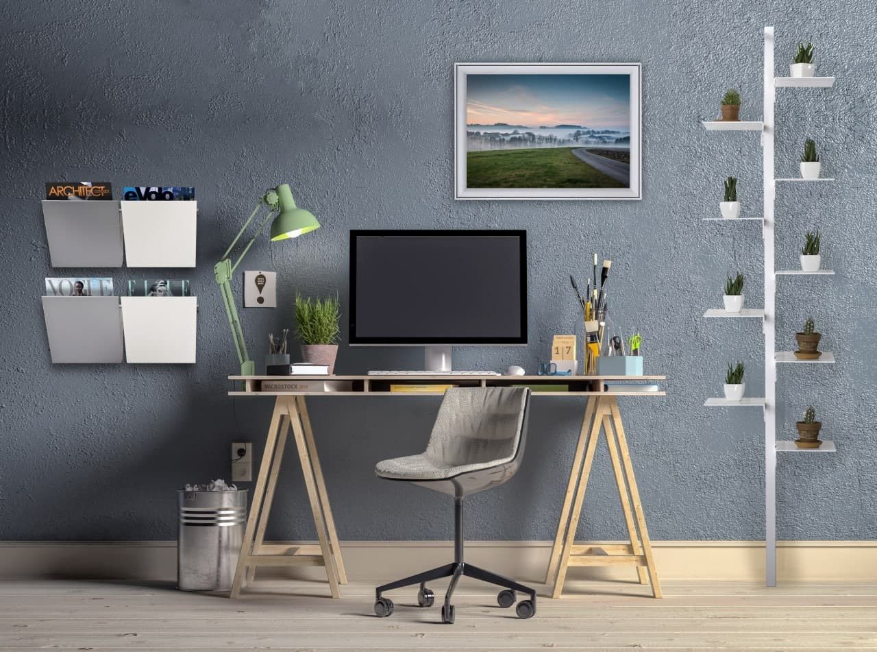 Plate bookcase / plant pot AMBROGIO Freestanding bookcase bookcase