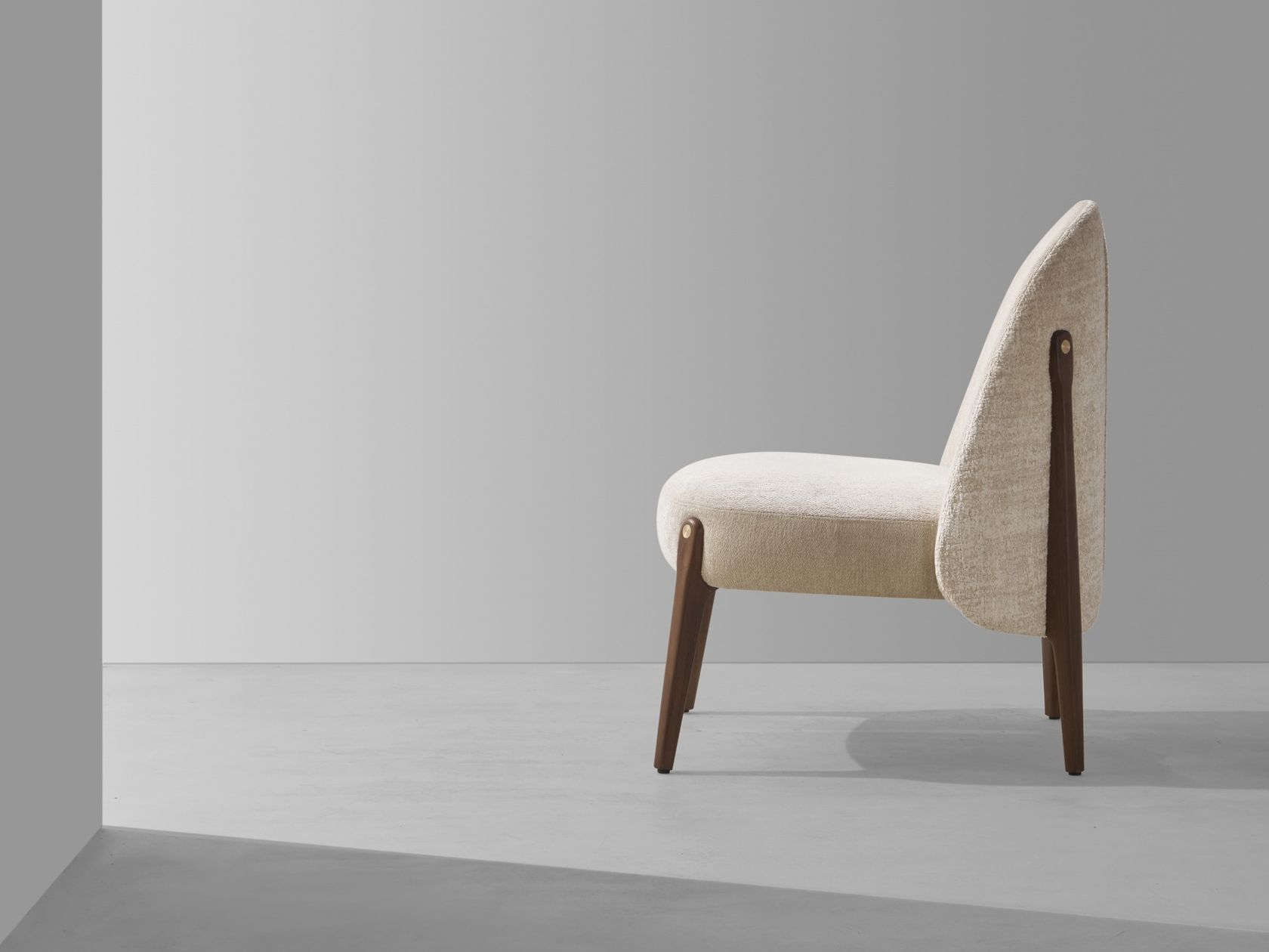 AMES Upholstered fabric easy chair By District Eight