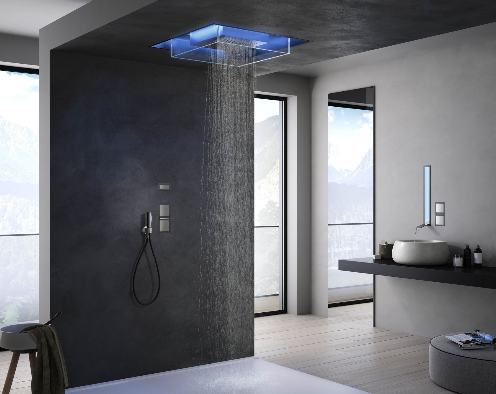 AQUALITE Overhead shower By newform