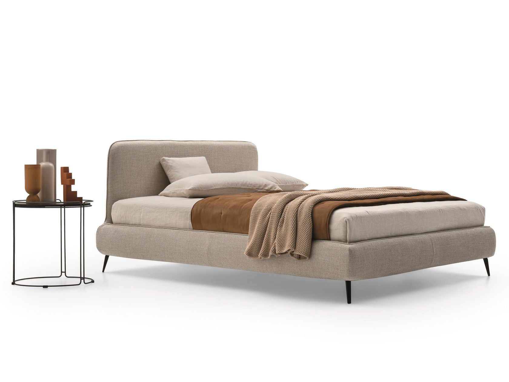 ARIS Fabric bed with upholstered headboard By Ditre Italia | design ...