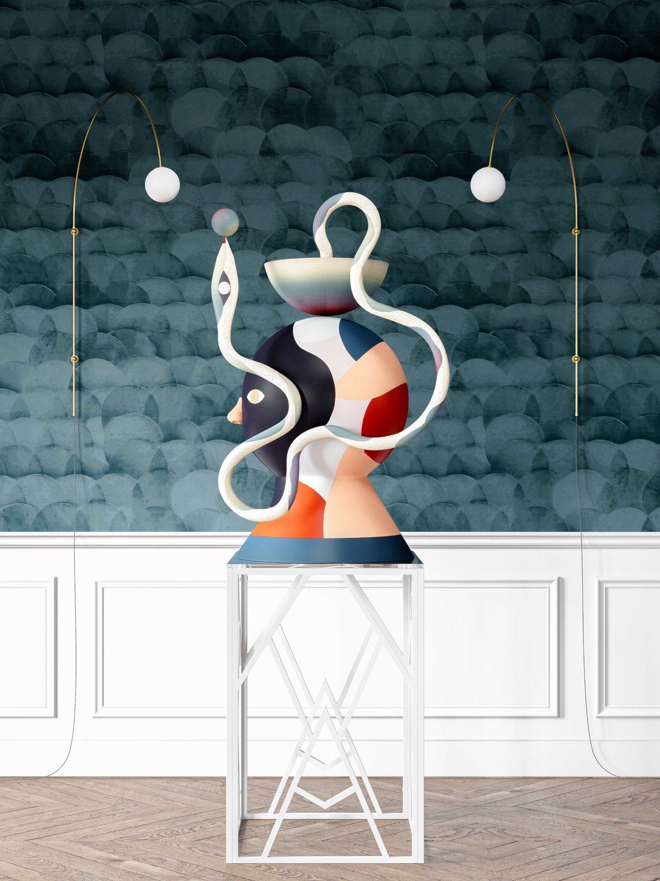 ARTEMIS I Wall lamp By Gobolights design Nicolas Brevers